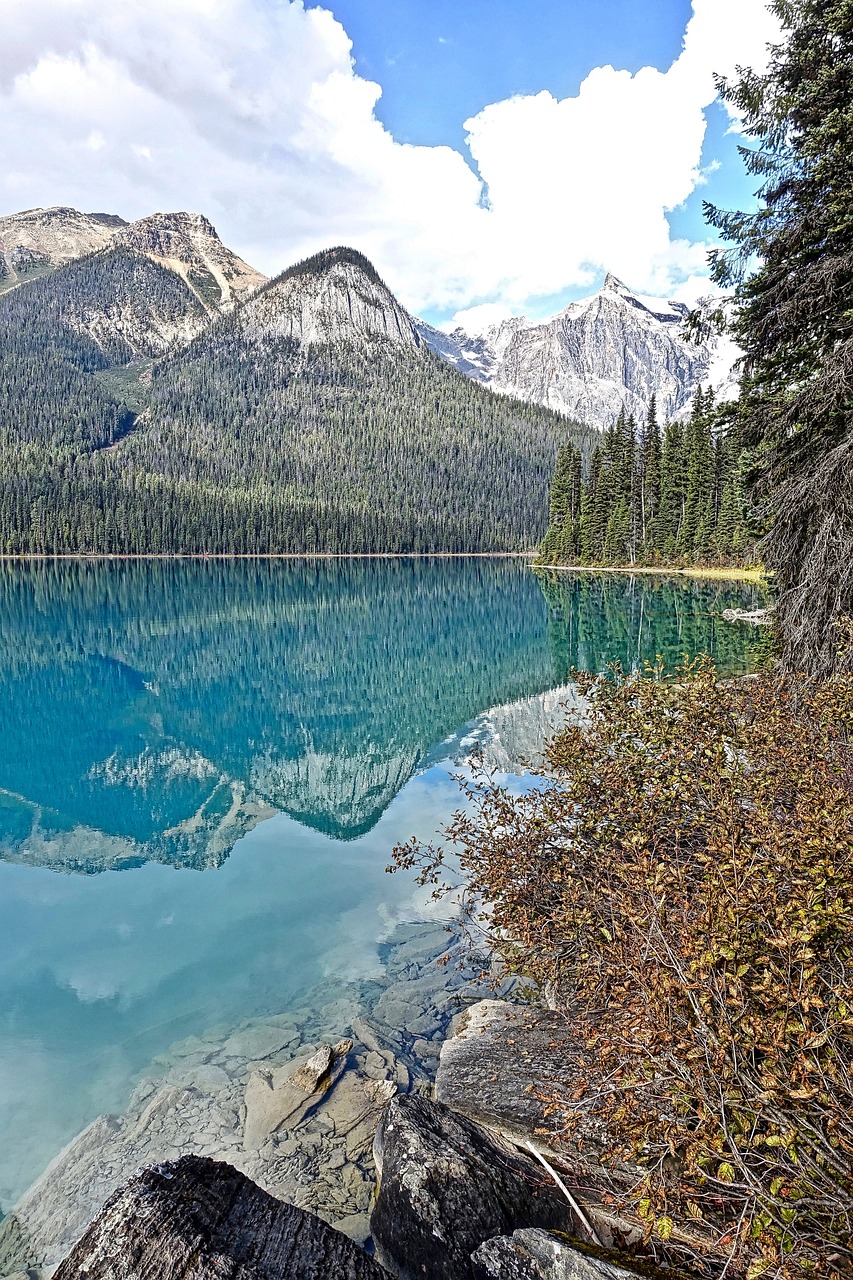 lake scenery reflection free photo