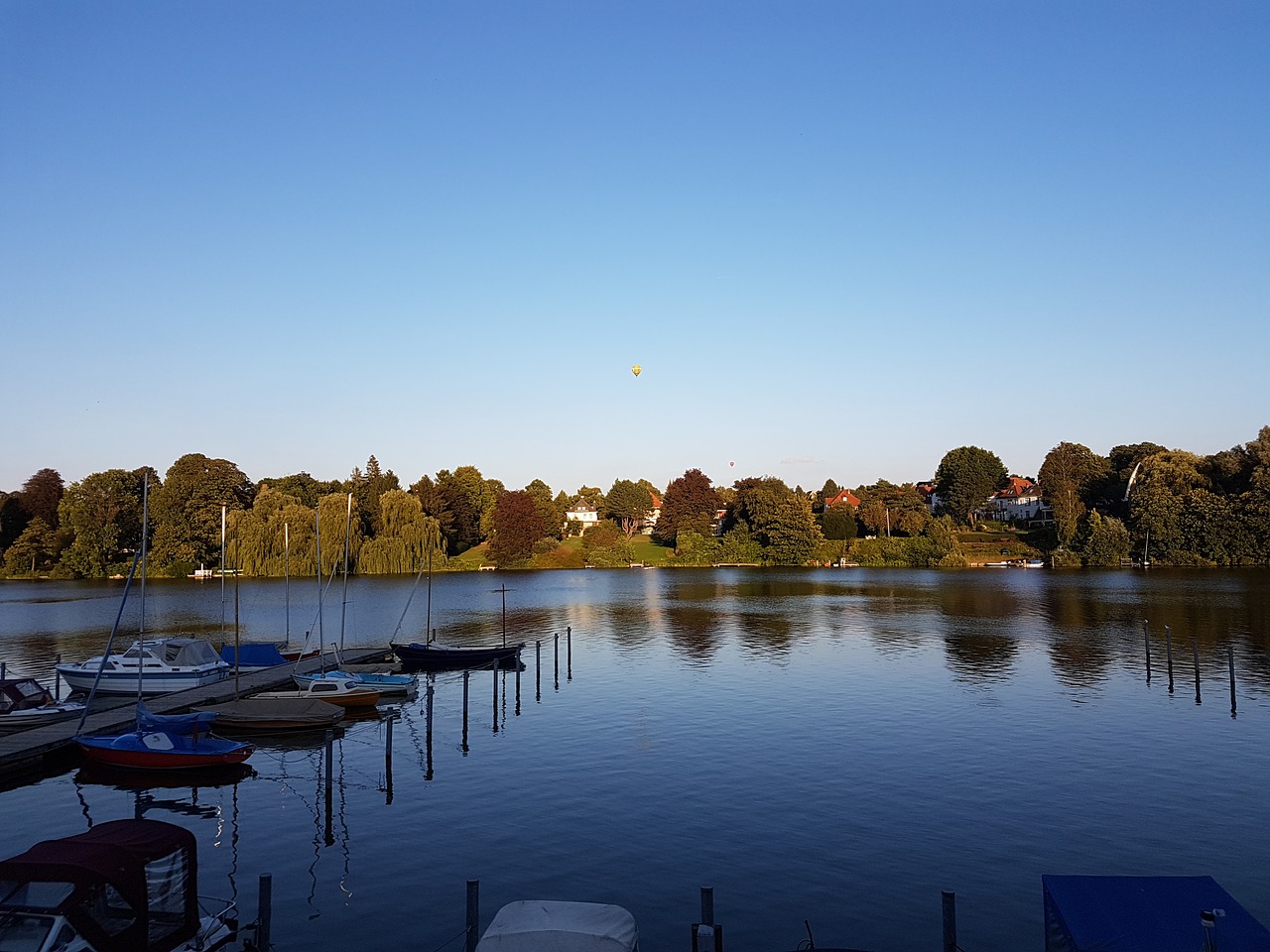 lake landscape northern germany free photo