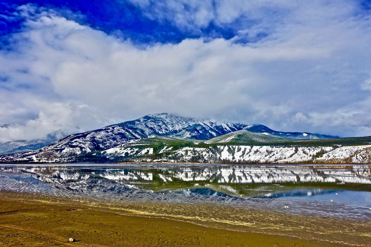 lake wilderness reflection free photo