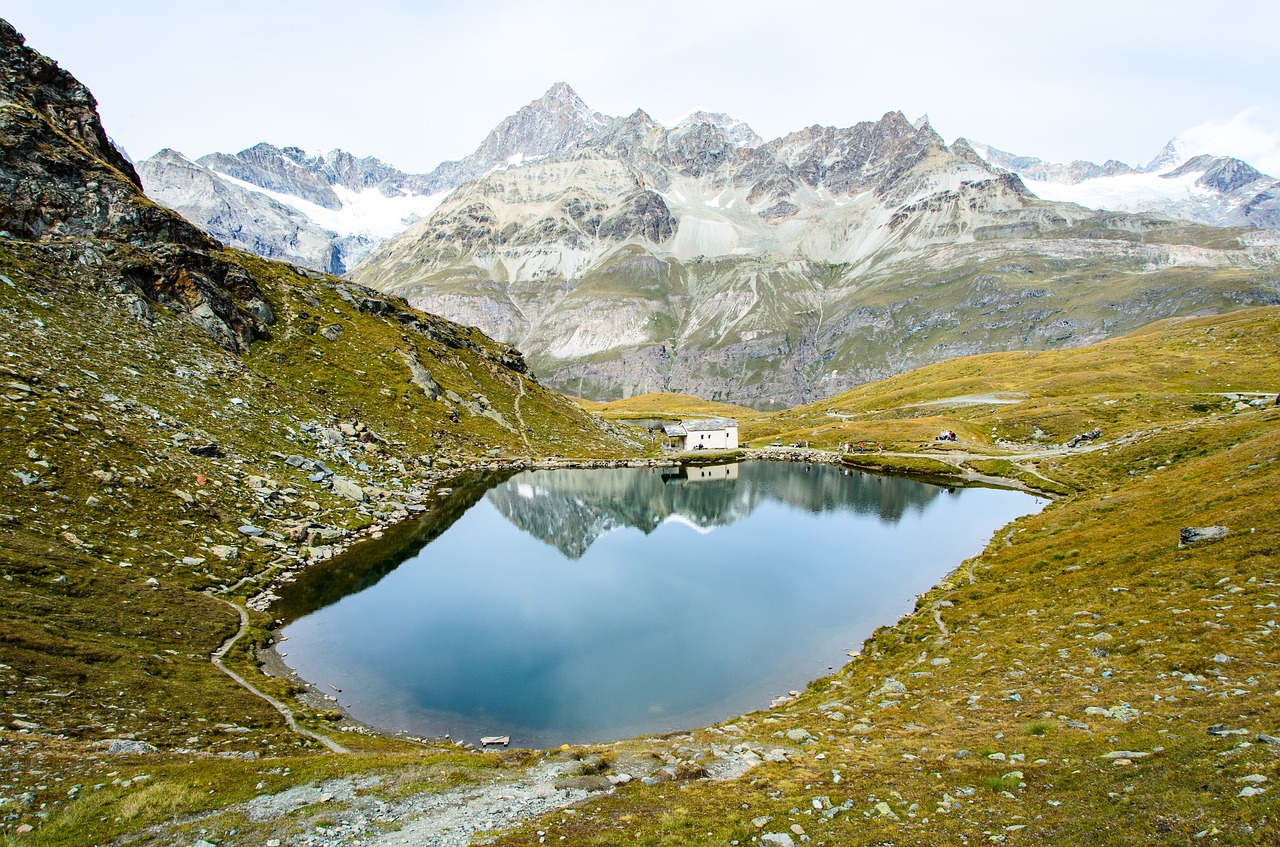 lake alps swiss free photo