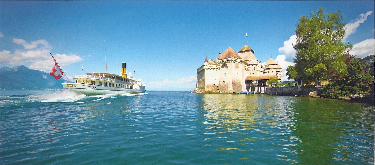 lake chillon switzerland free photo