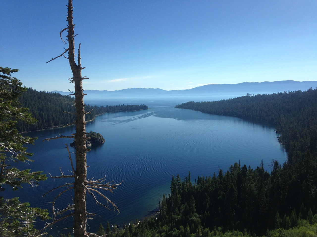 lake tahoe shore free photo