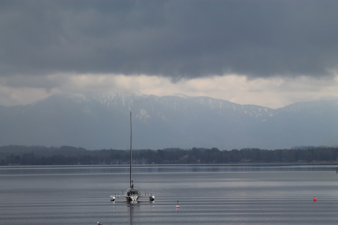 lake water idyll free photo