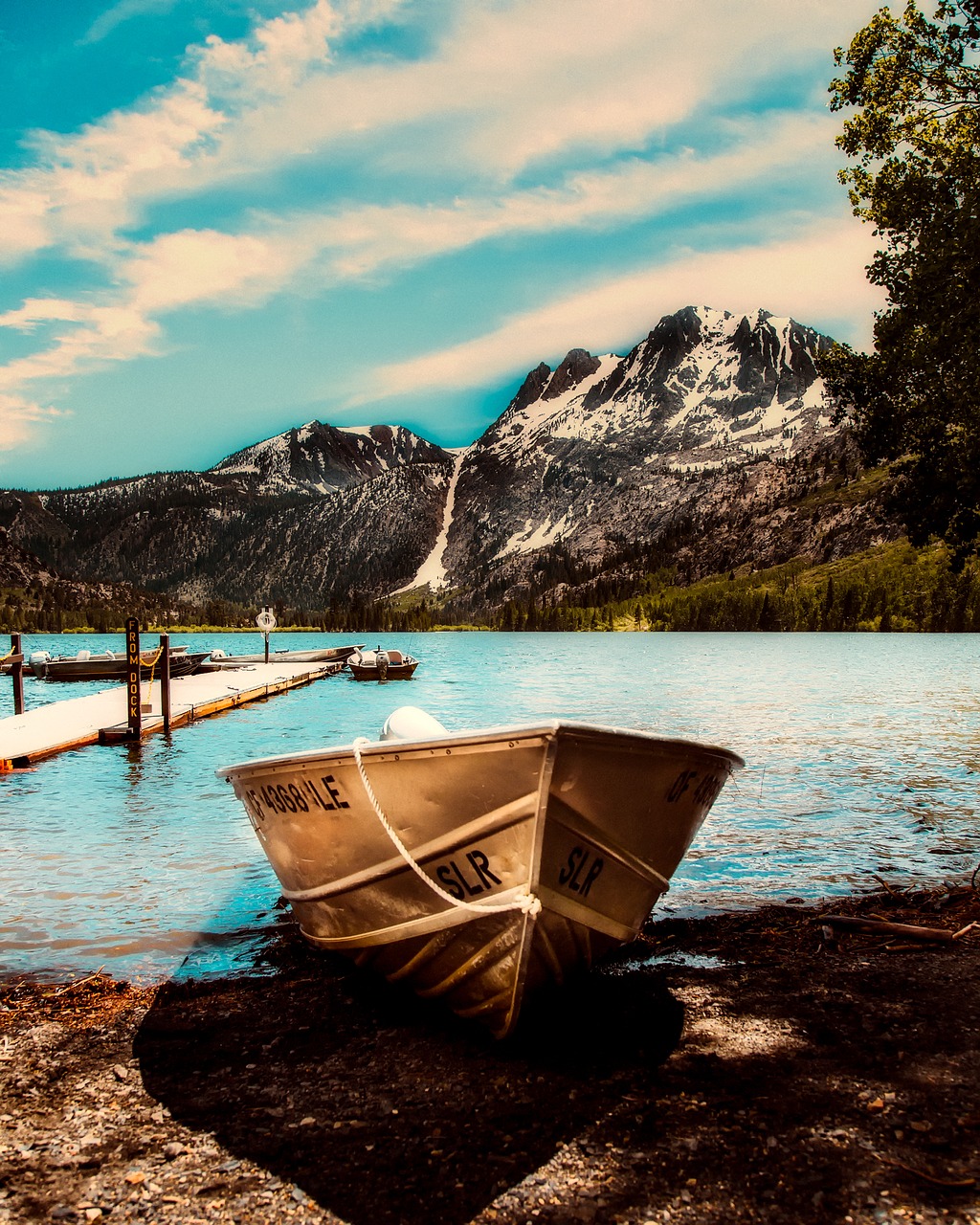 lake water dock free photo