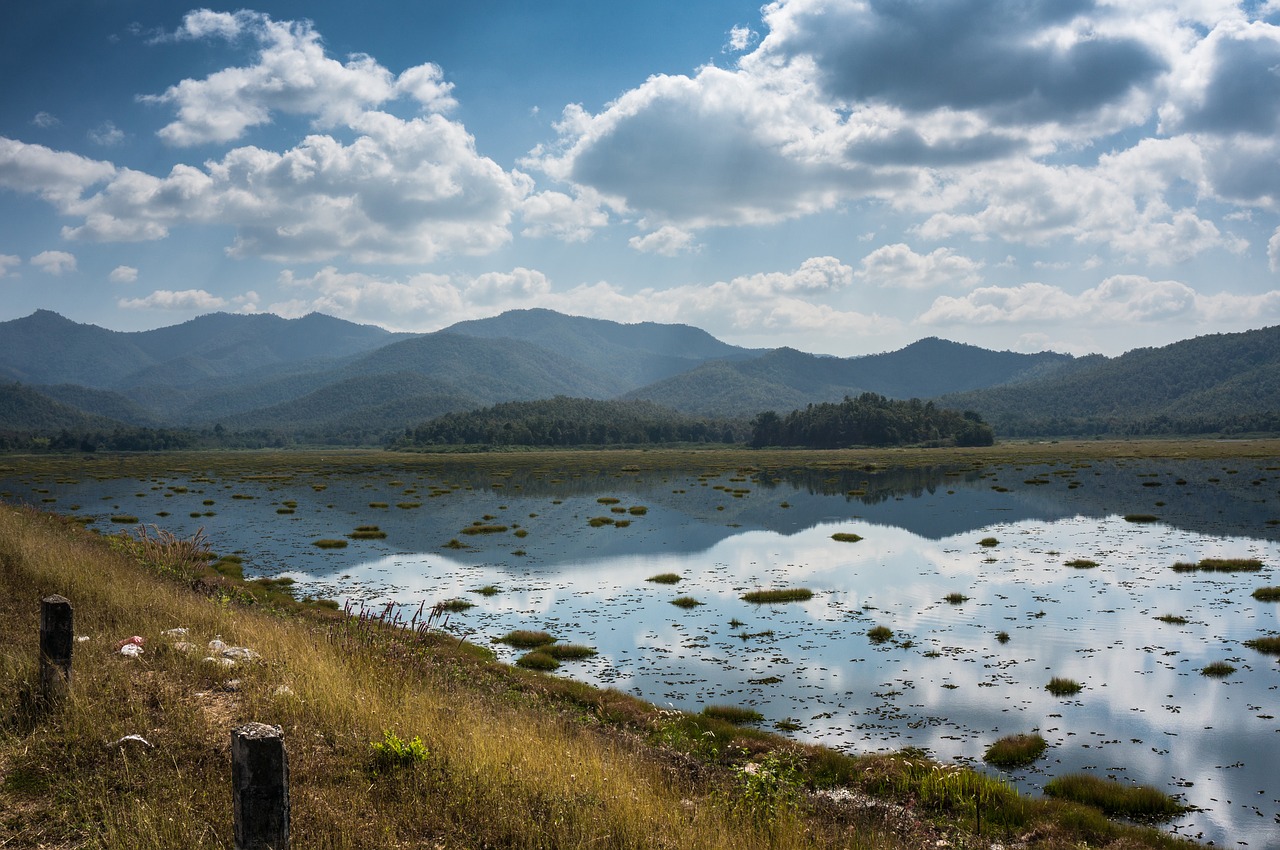 lake cloud mountain free photo