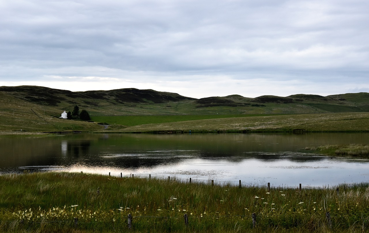 lake loch countryside free photo