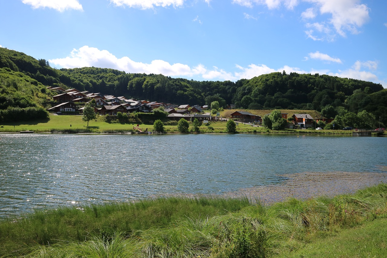 lake bergsee landscape free photo