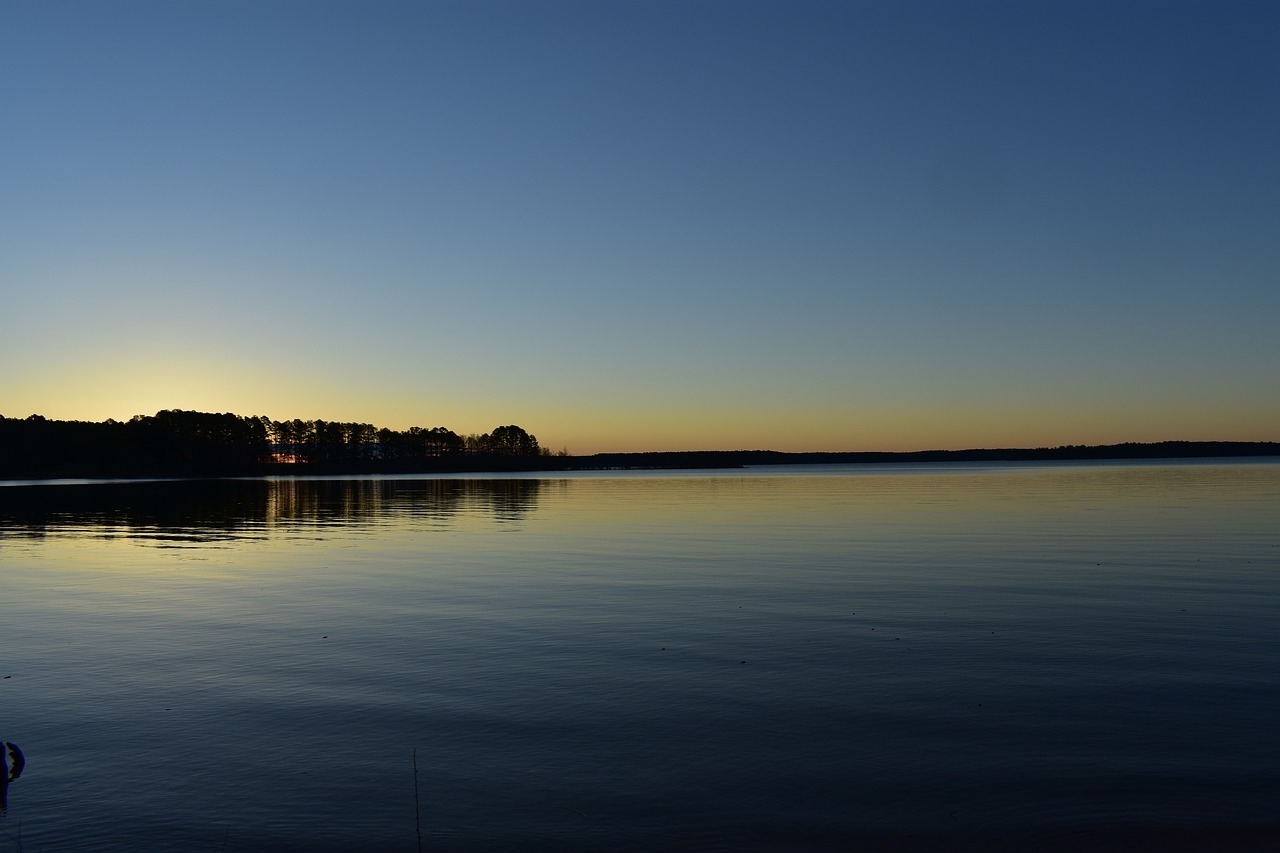 lake water sky free photo