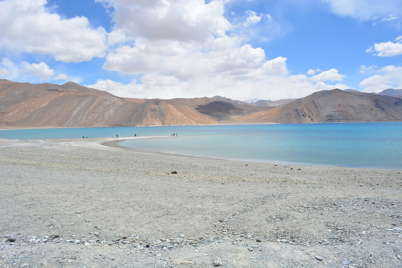 lake mountain ladakh free photo