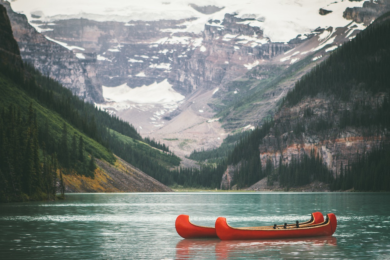 lake water boat free photo