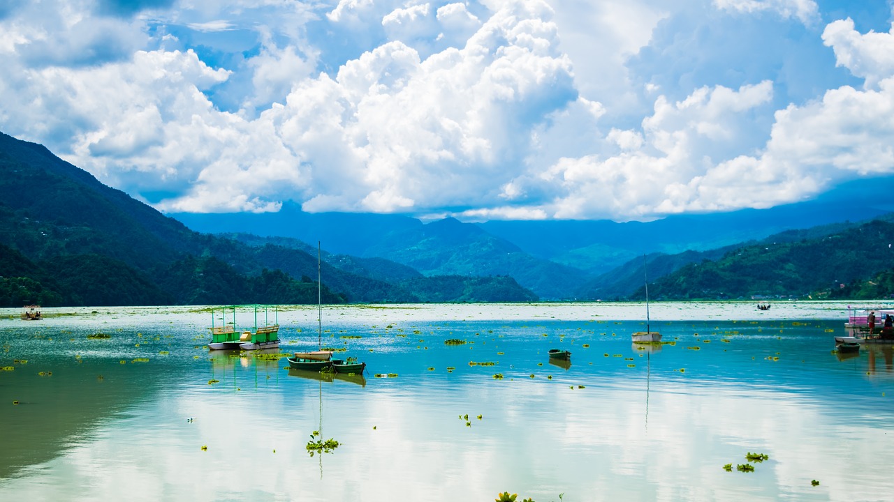 lake fewa lake nepal free photo