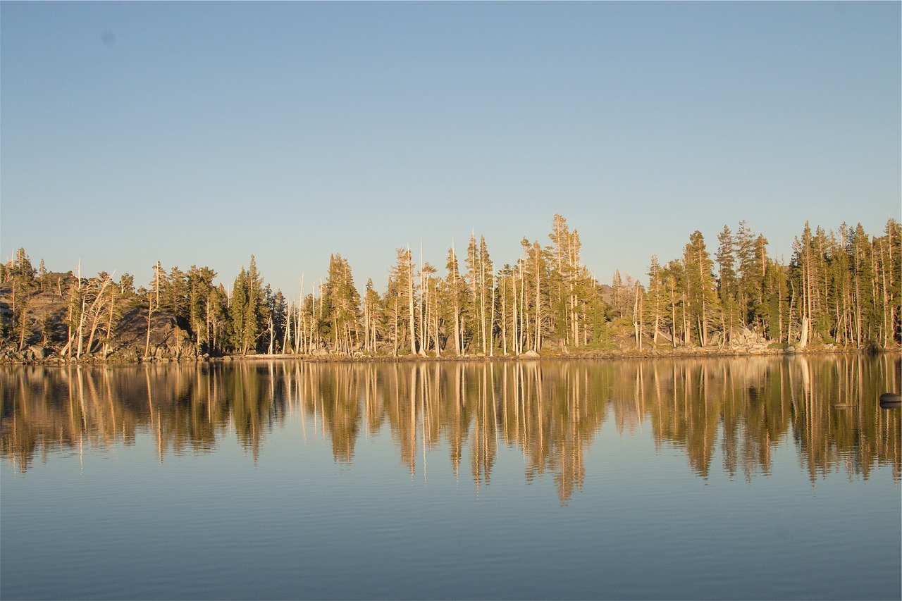 lake water reflection free photo