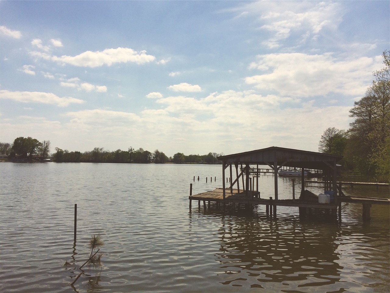 lake water dock free photo