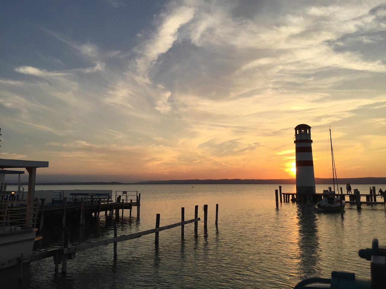 lake burgenland water free photo