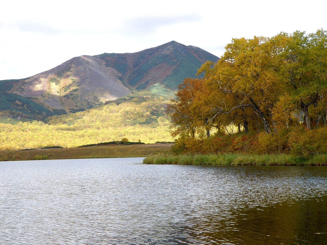 lake mountains tundra free photo