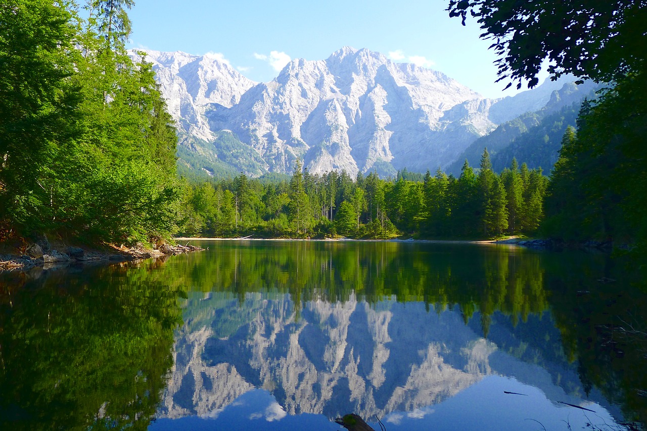 lake water mirroring free photo