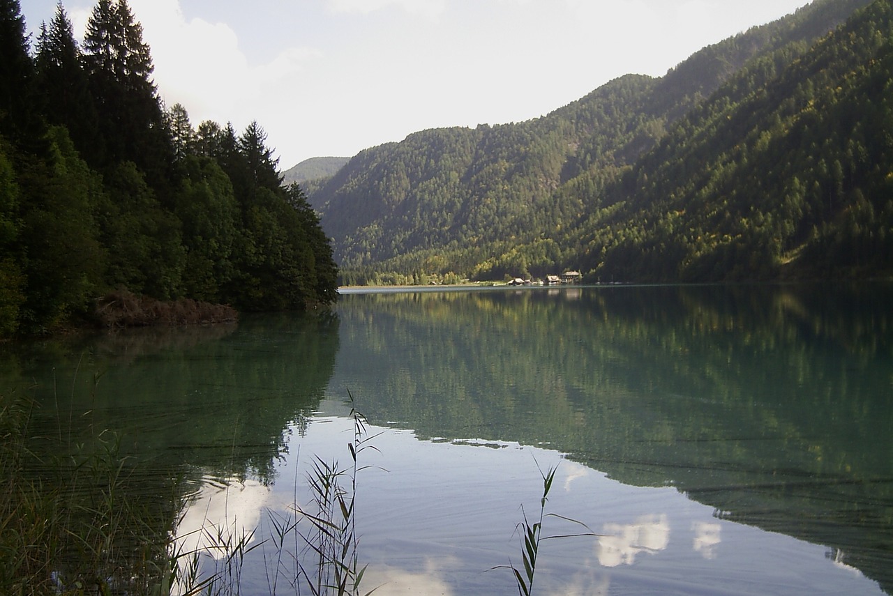 lake mountain mountain landscape free photo