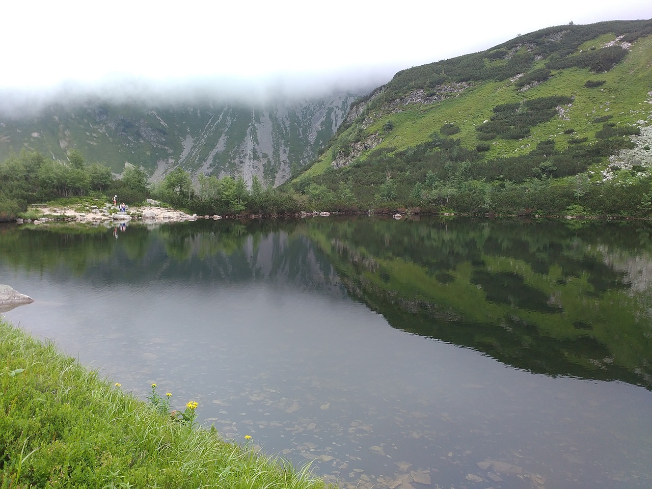 lake pleso fog free photo