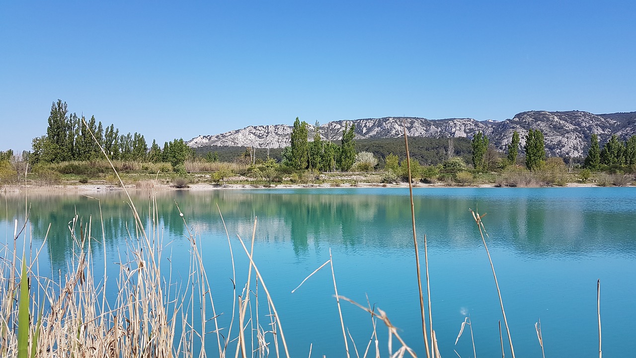lake turquoise water landscape free photo