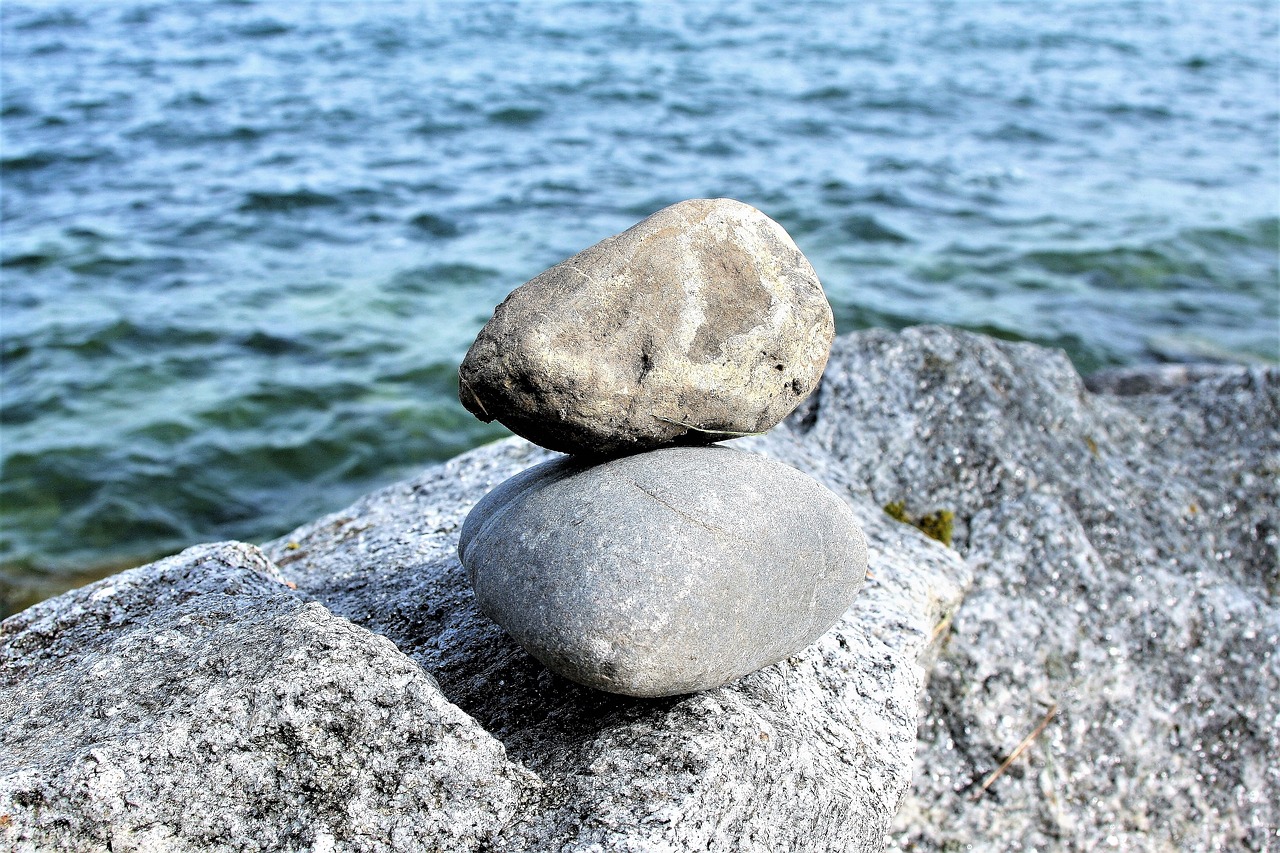 lake bodensee rocks stones free photo