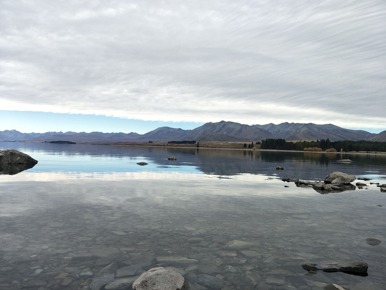 lake reflection water free photo