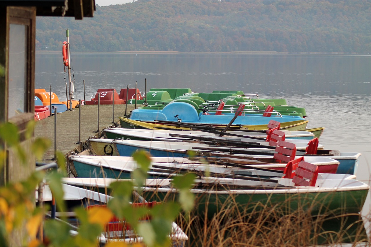 lake mood autumn free photo