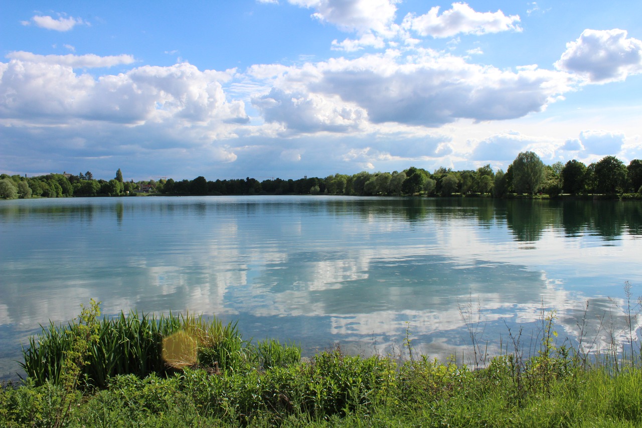 lake water blue free photo