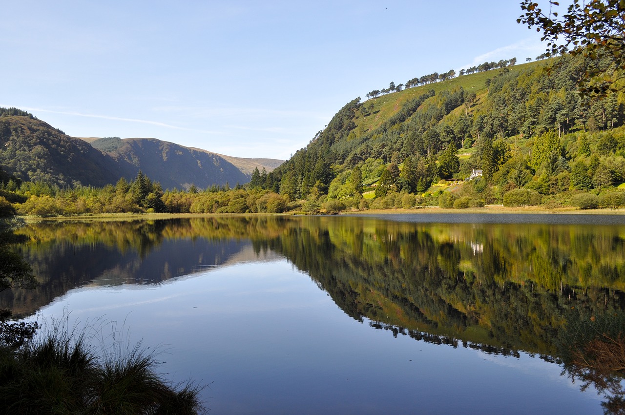 lake landscape mountains free photo