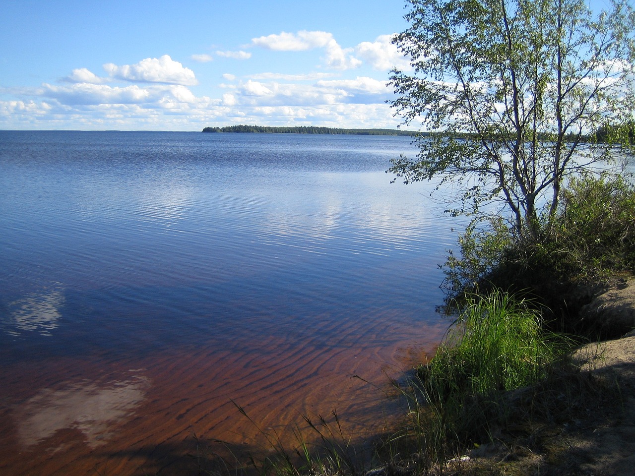 lake summer finnish free photo