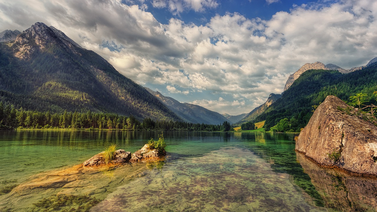 lake  hintersee  alpine free photo