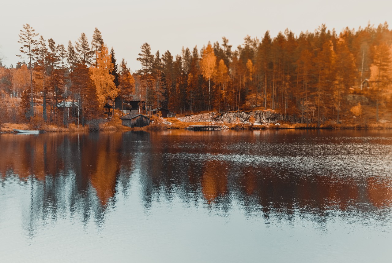 lake  reflection  water free photo