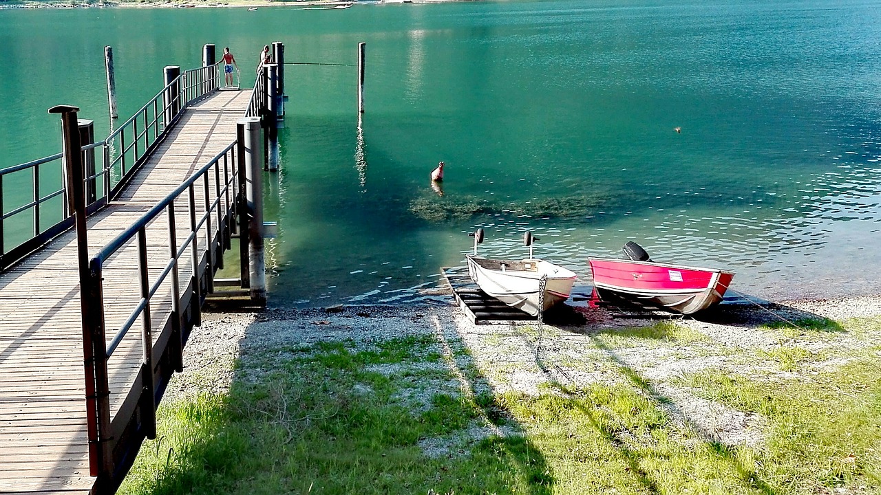 lake  jetty  water free photo