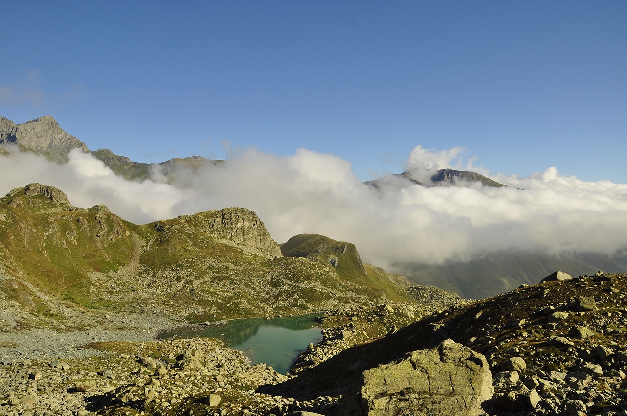 lake  the cottian alps  landscape free photo