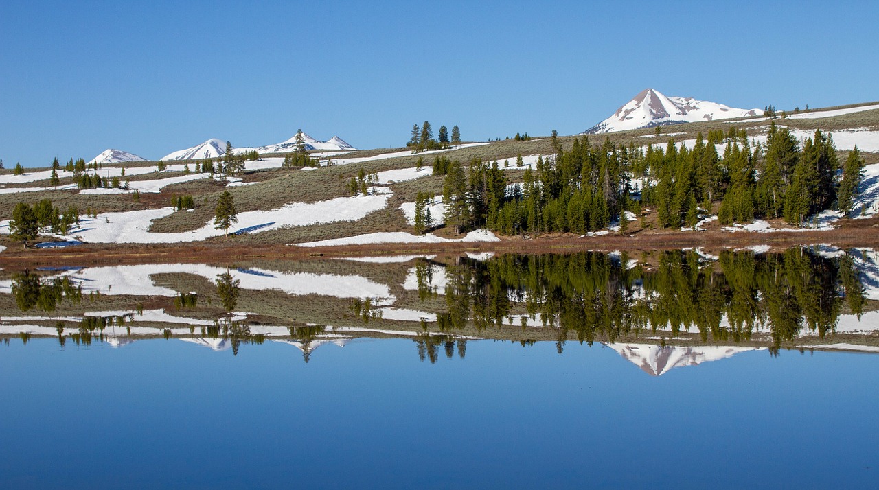 lake  landscape  reflection free photo