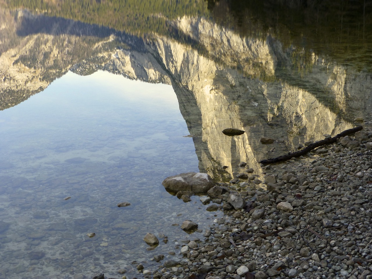 lake alpine mirroring free photo