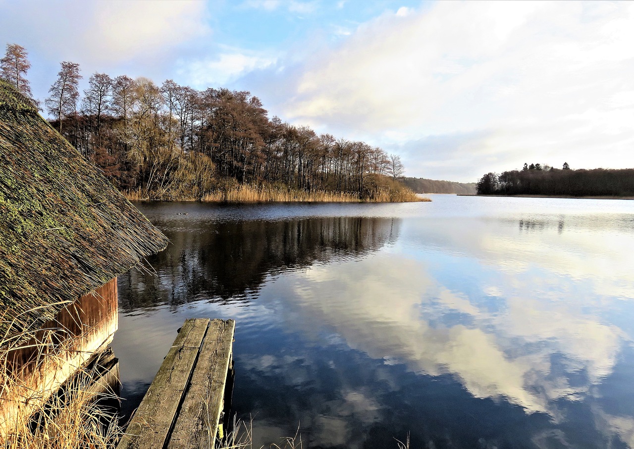 lake  landscape  northern germany free photo