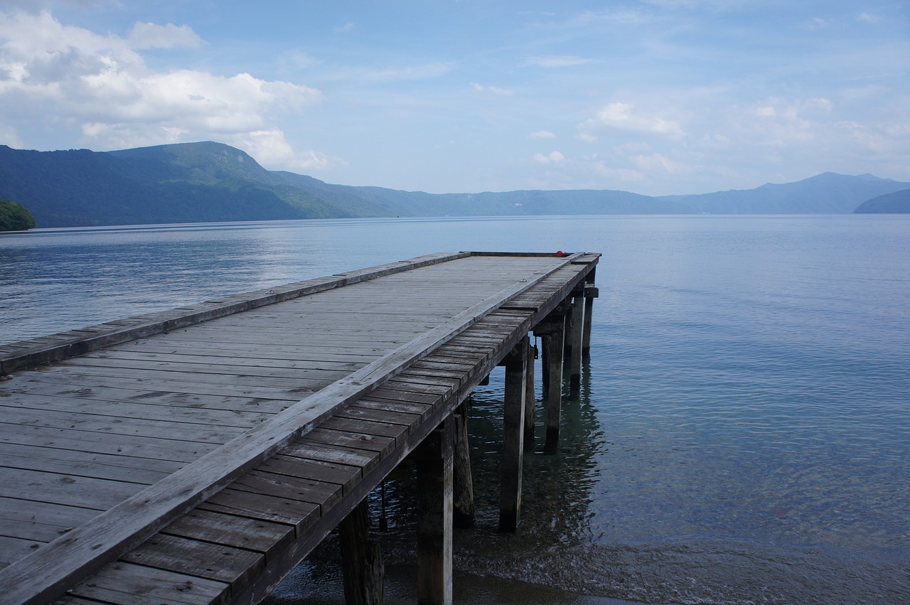 lake  pier  water free photo