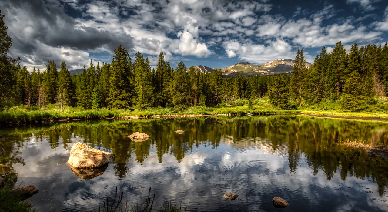 lake  pond  colorado free photo