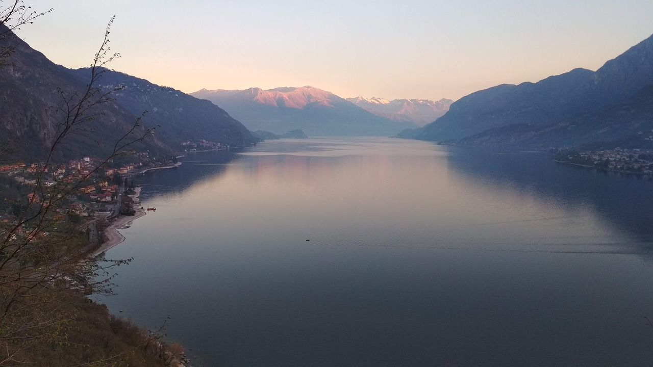 lake  landscape  lecco free photo