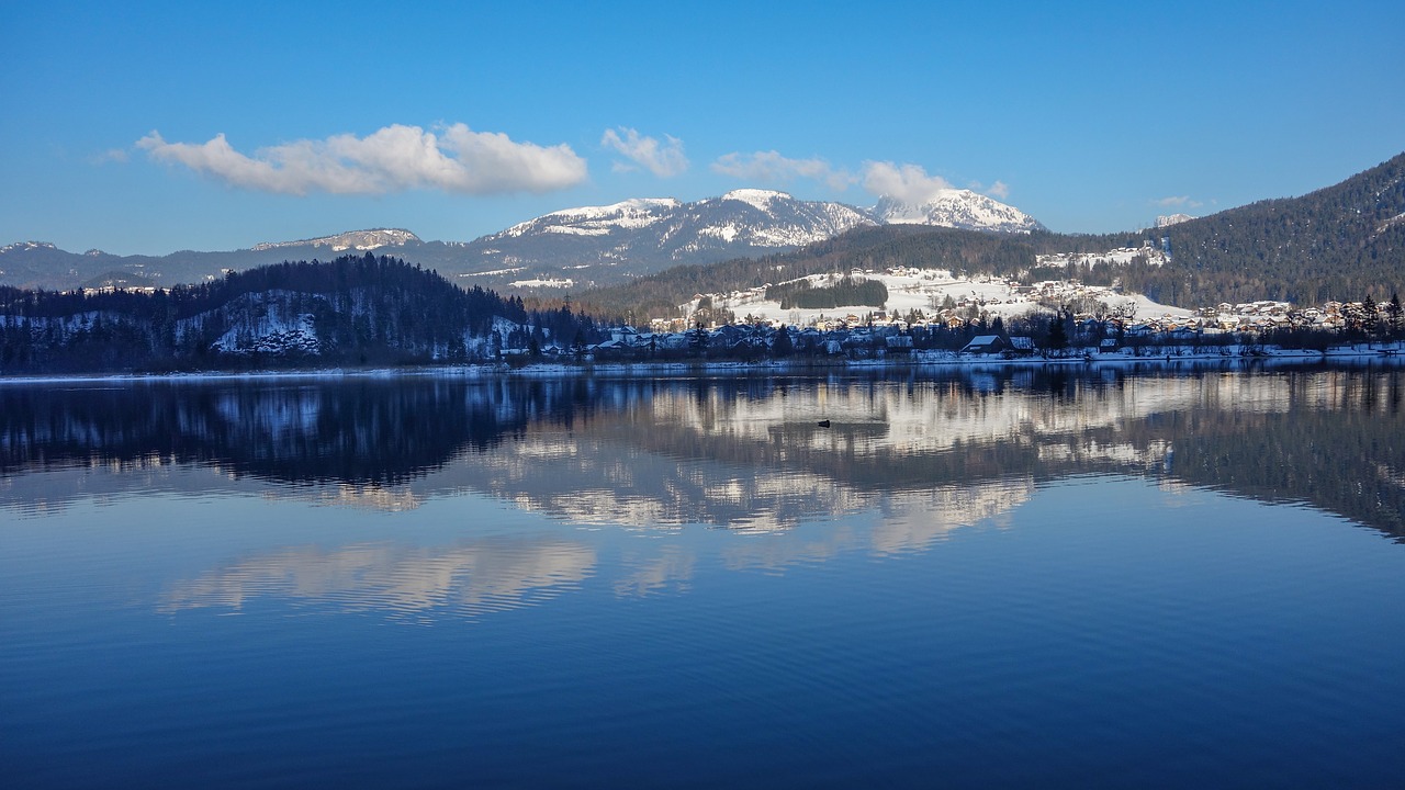 lake  mountains  nature free photo