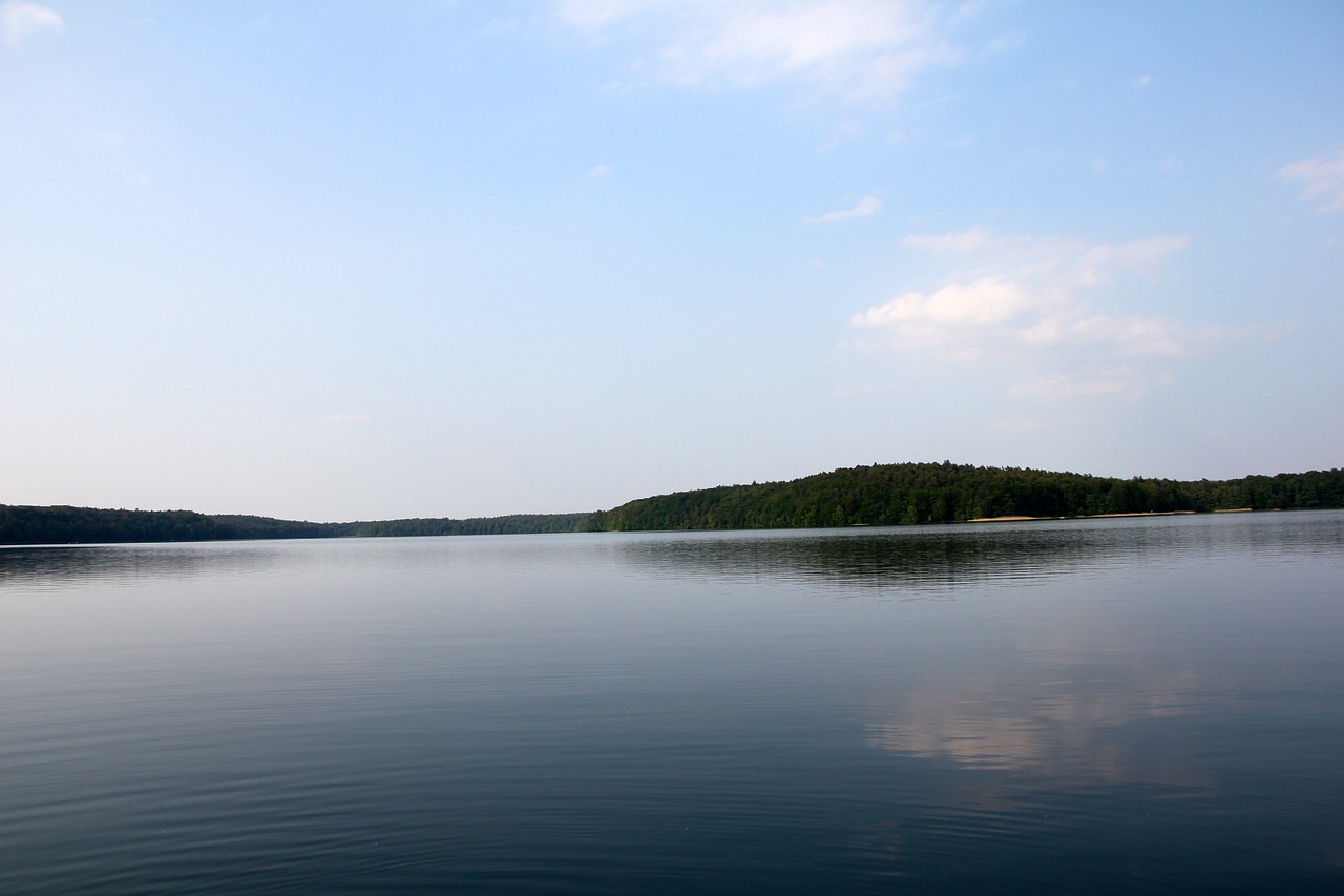 lake landscape stechlinsee free photo