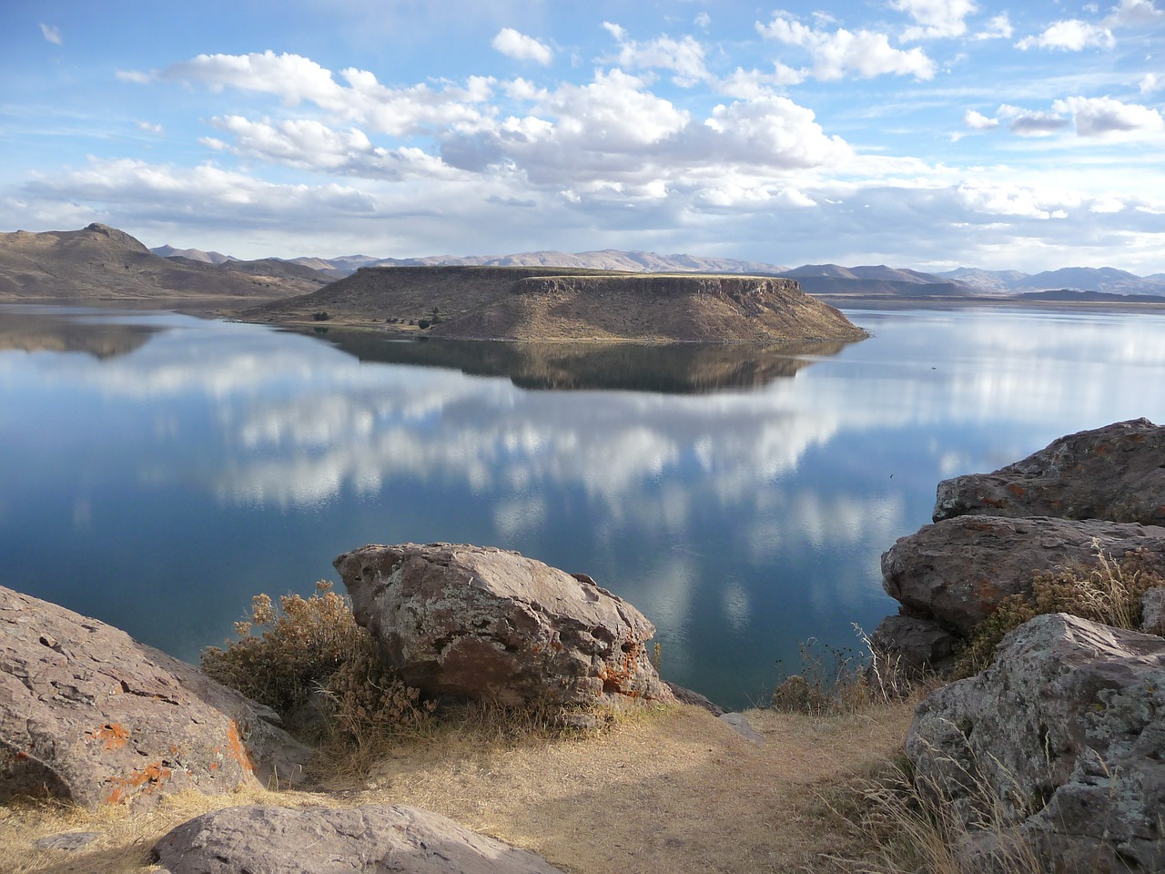 lake landscape cloud free photo