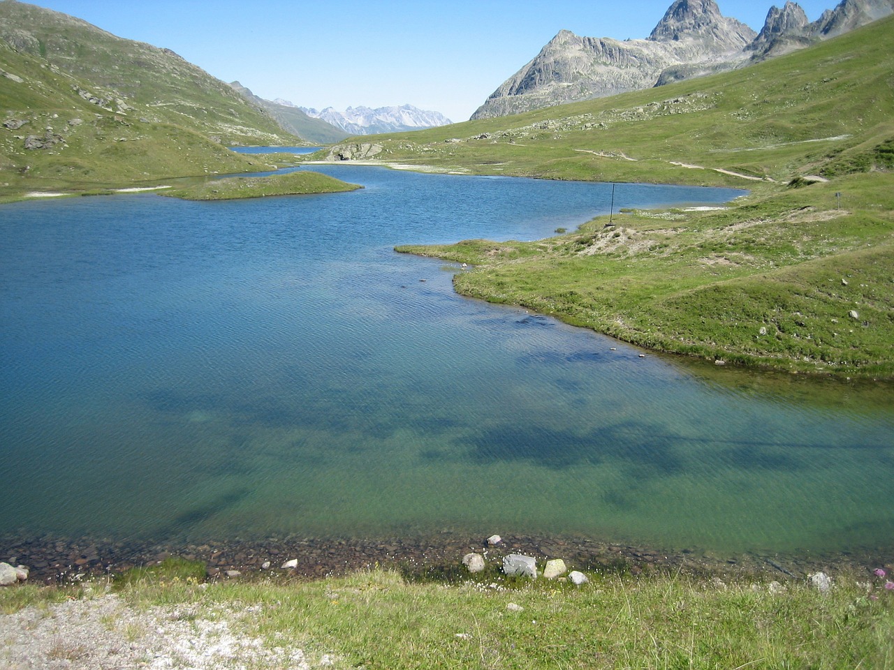 lake alpine mountain free photo