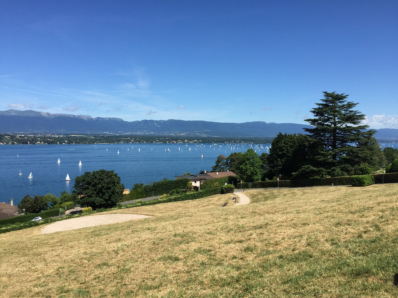 lake geneva switzerland free photo