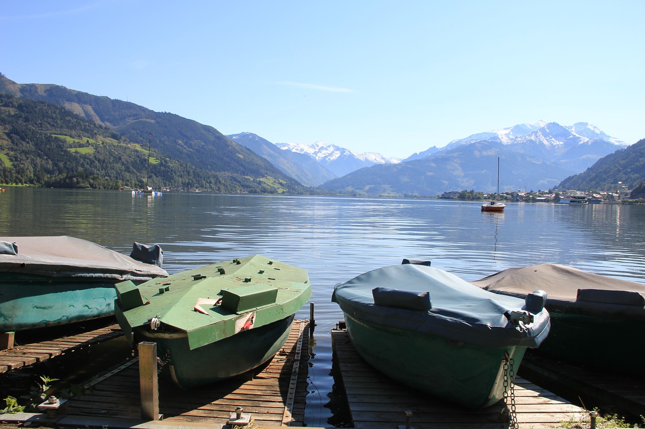 lake austria boat free photo