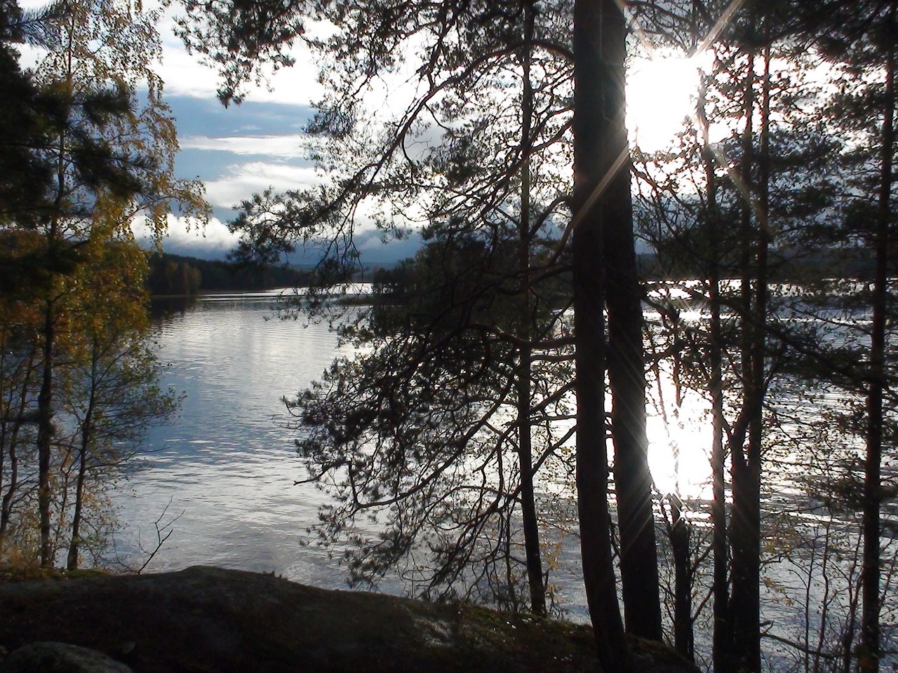 lake water finland free photo