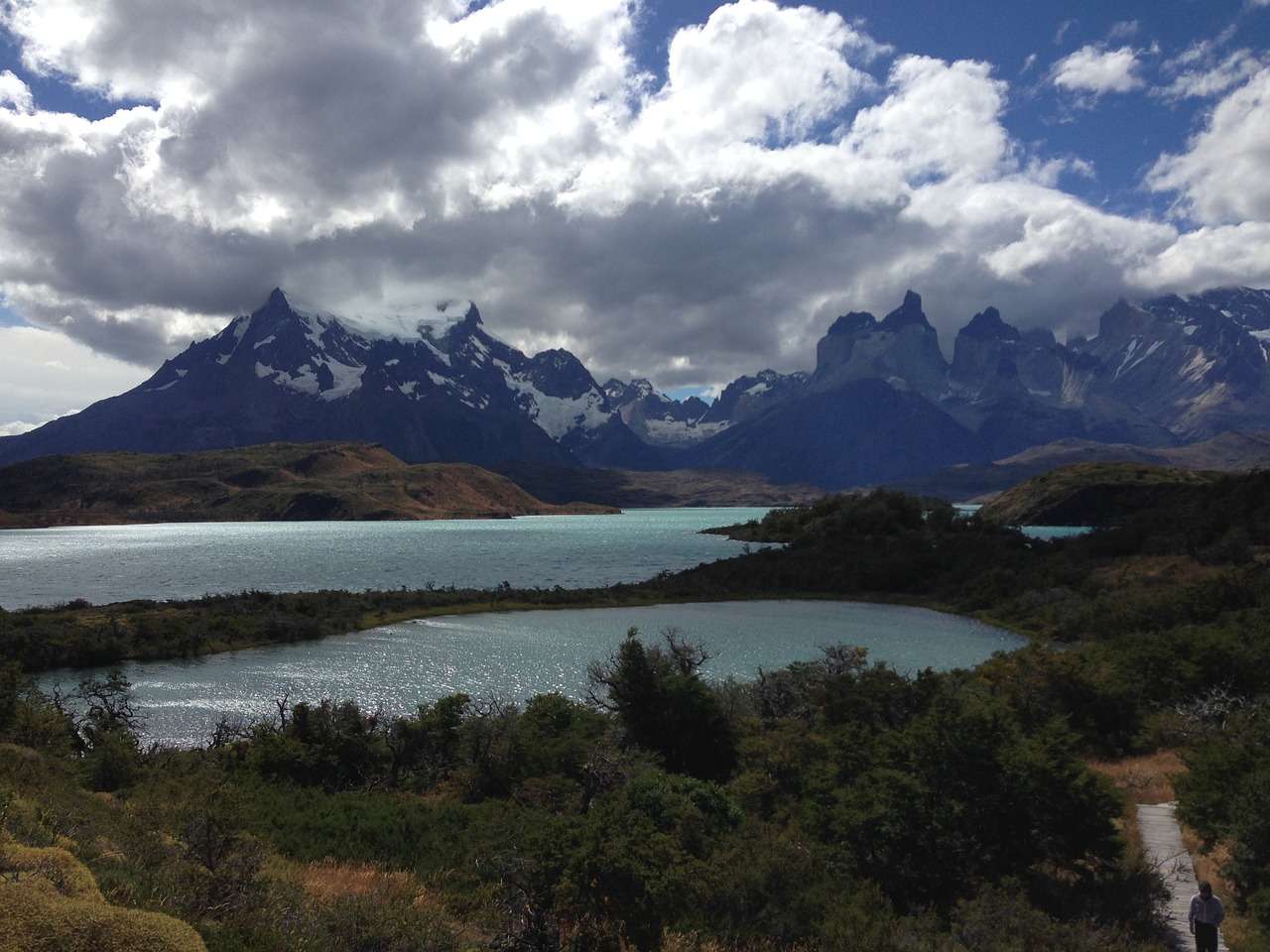 lake patagonia nature free photo