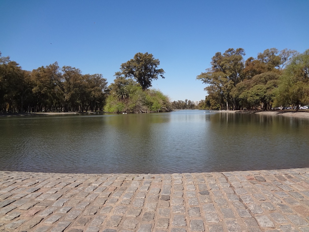 lake groves of palermo buenos aires free photo