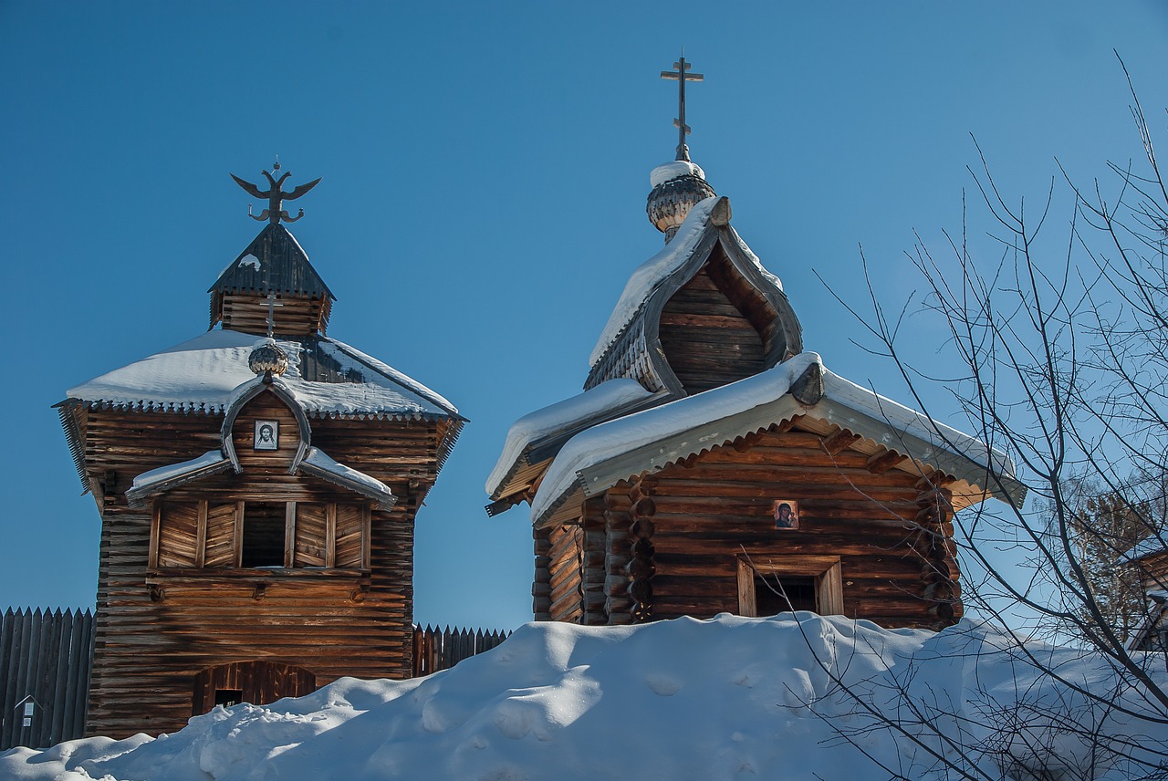 lake baikal irkutsk chapel free photo
