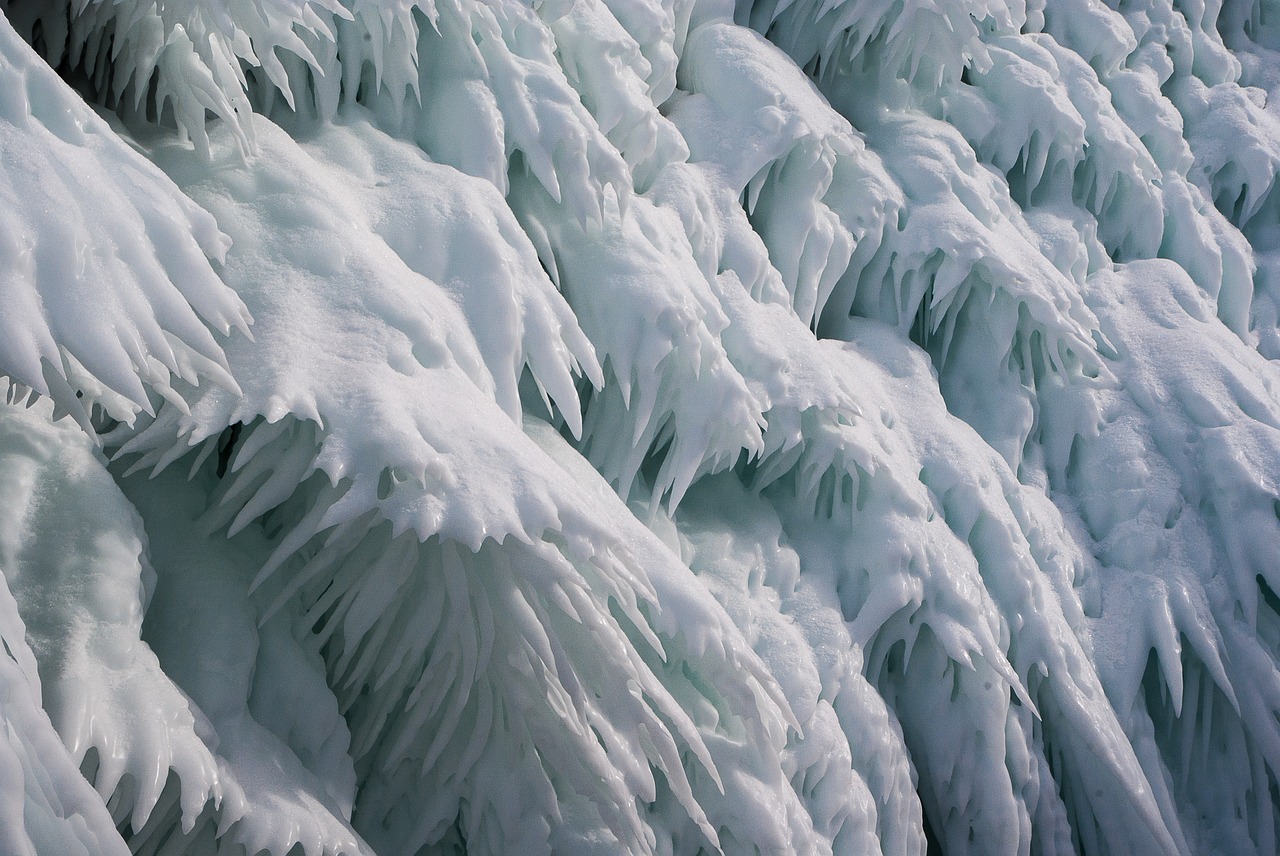 lake baikal frost ice free photo